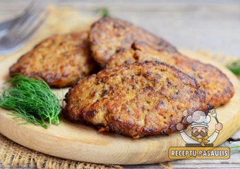 Kiaulienos kepenėlių kotletai