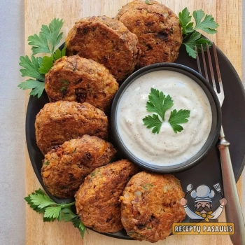 Virtų pupelių kotletai