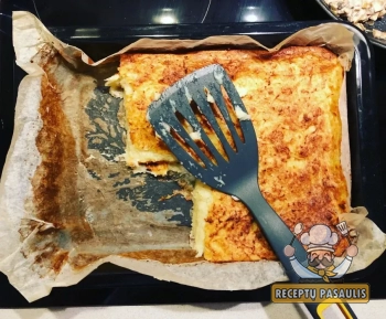 Naminis bulvių kugelis be pieno