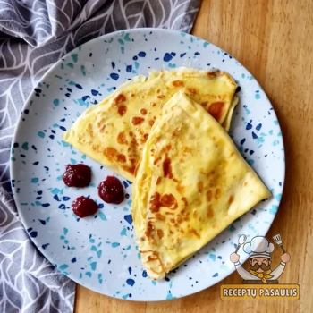 Lietiniai su vandeniu - paprasti, greitai pagaminami