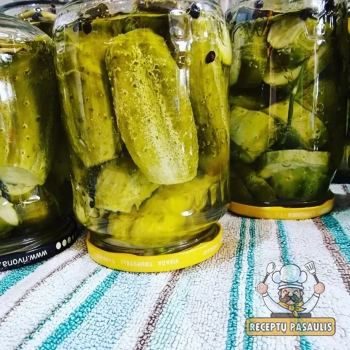 Paprastas agurkų marinavimas