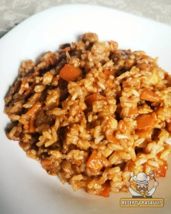 Paprastas ir naminis kiaulienos plovas (lietuviškas variantas)