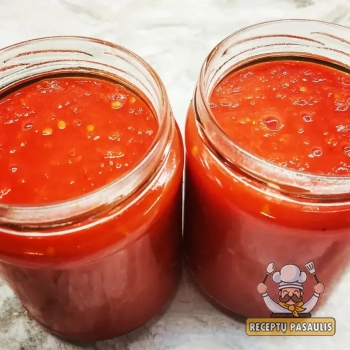 Pomidorų padažas be acto