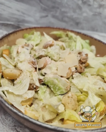 Cezario salotų padažas su majonezu ir garstyčiomis