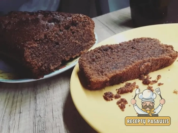 Skaniausias šokoladinis cukinijų keksas