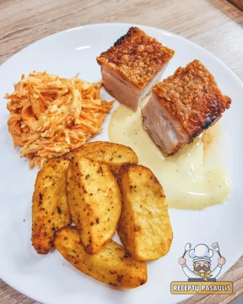 Kiaulienos šoninė su traškia plutele!