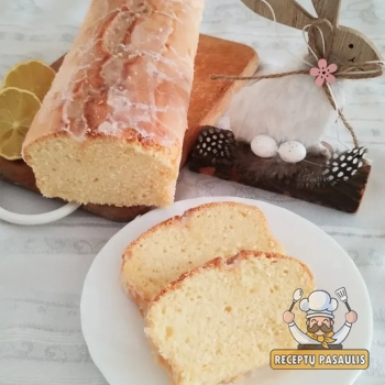 "Starbucks" citrininis keksas su aguonomis ir soda