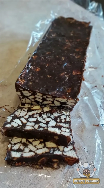 Tinginys su chalva ir kondensuotu pienu