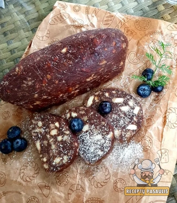 Klasikinis šokoladinis tinginys su kondensuotu pienu