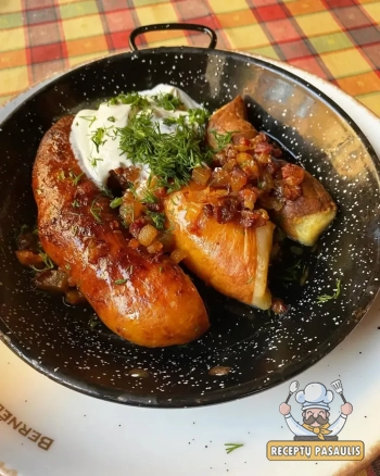 Tradiciniai močiutės bulviniai vėdarai