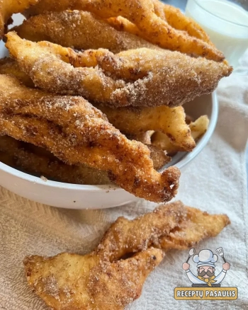 Senoviniai žagarėliai - auselės su grietine arba kefyru