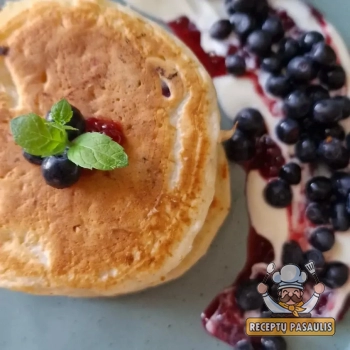 Tobuli blyneliai su kefyru