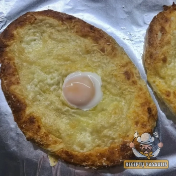 Sveikuoliškas varškės chačapuris su ryžių miltais