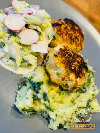 Labai skanūs ir sultingi jautienos kotletai su moliūgu ir manais