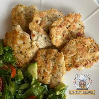 Karbonadiniai kepsneliai, kepti karšto oro gruzdintuvėje