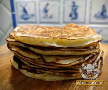 Mieliniai blynai (stori, purūs ir labai skanūs)