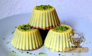 Glaistyti varškės sūreliai su riešutais ir baltu šokoladu