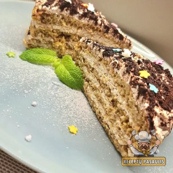 Sveikuoliškas Tiramisu su varške